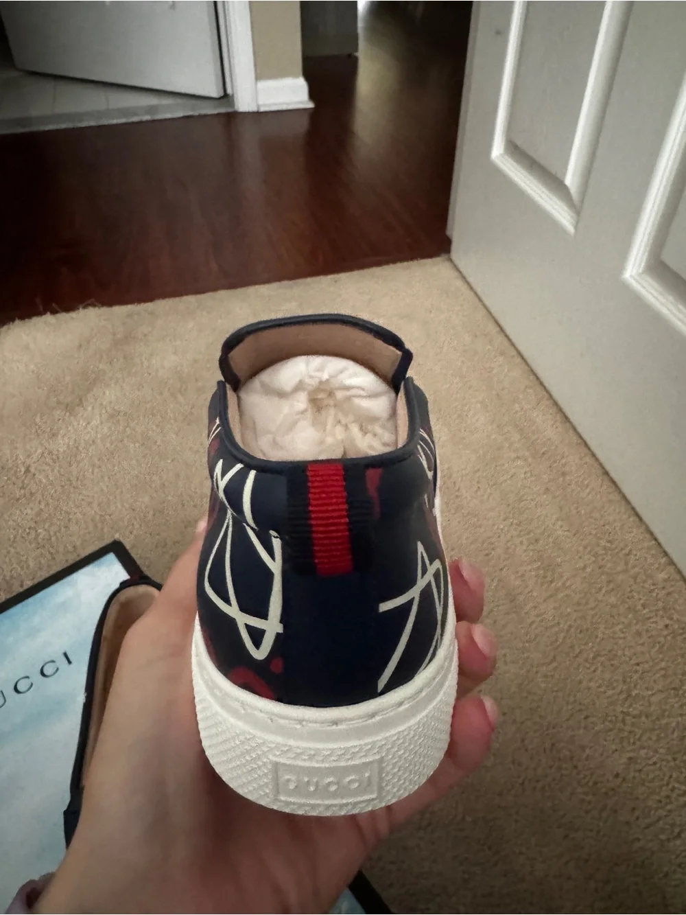 Gucci Ghost men’s slip on shoes